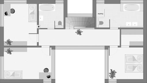 Bauhaus-Stil: Dolomit 183 - Das Erdgeschoss