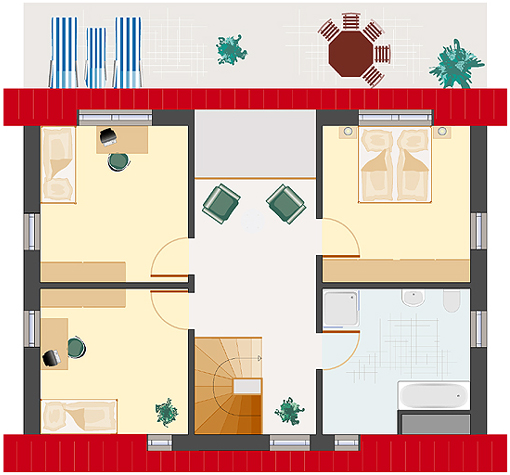 Architektenhaus: Achat 152 - Dachgeschoss